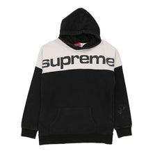  Vintage black & white Supreme Hoodie - mens medium