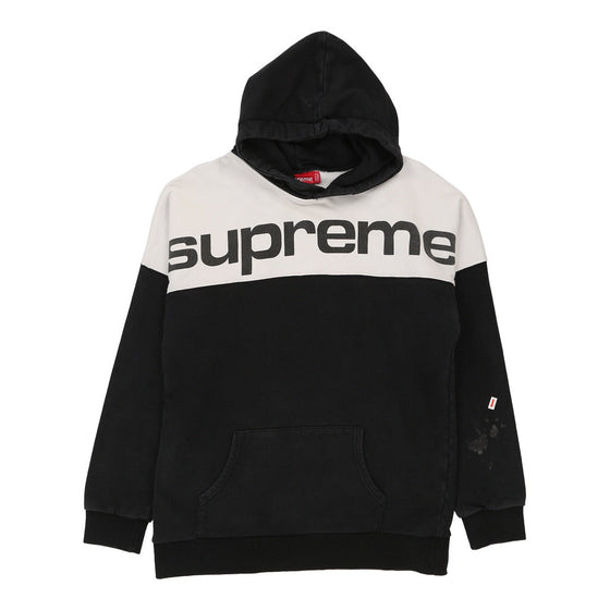 Vintage black & white Supreme Hoodie - mens medium