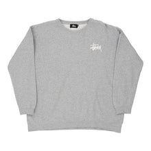  Vintage grey Stussy Sweatshirt - womens x-large