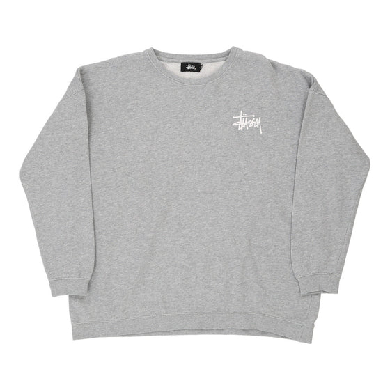 Vintage grey Stussy Sweatshirt - womens x-large