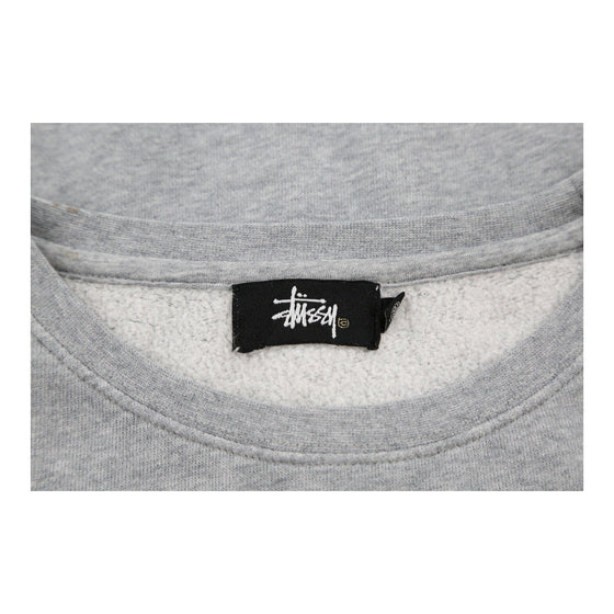 Vintage grey Stussy Sweatshirt - womens x-large