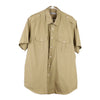 Vintage khaki Modit Short Sleeve Shirt - mens x-large