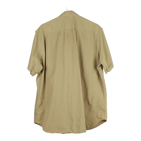 Vintage khaki Modit Short Sleeve Shirt - mens x-large