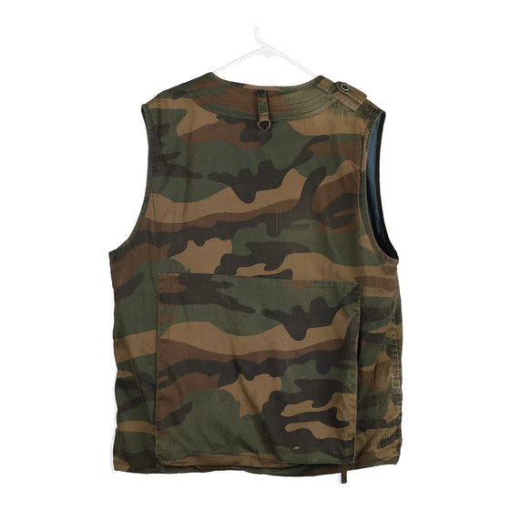 Vintage camo Follow Me Gilet - mens xx-large