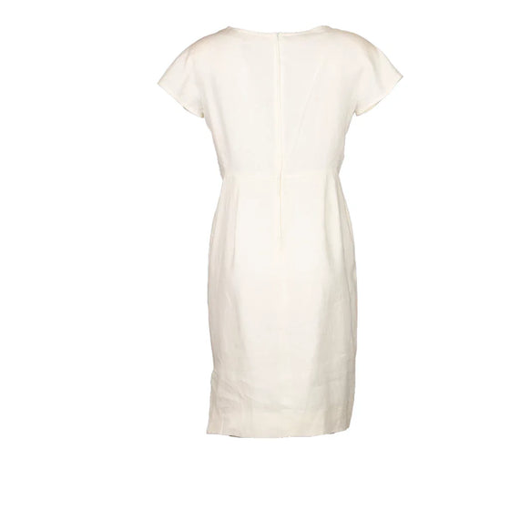 Vintage white Valentino Midi Dress - womens medium