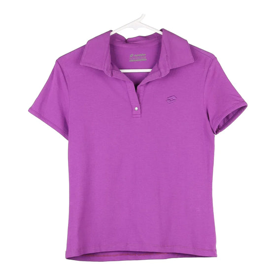 Pre-Loved purple Lotto Polo Shirt - womens large