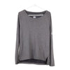 Pre-Loved grey Adidas Long Sleeve Top - womens medium