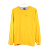 Vintage yellow Nautica Sweatshirt - mens large