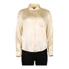 Vintage beige Armani Jeans Shirt - womens medium