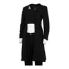 Vintage black Moschino Coat - womens medium