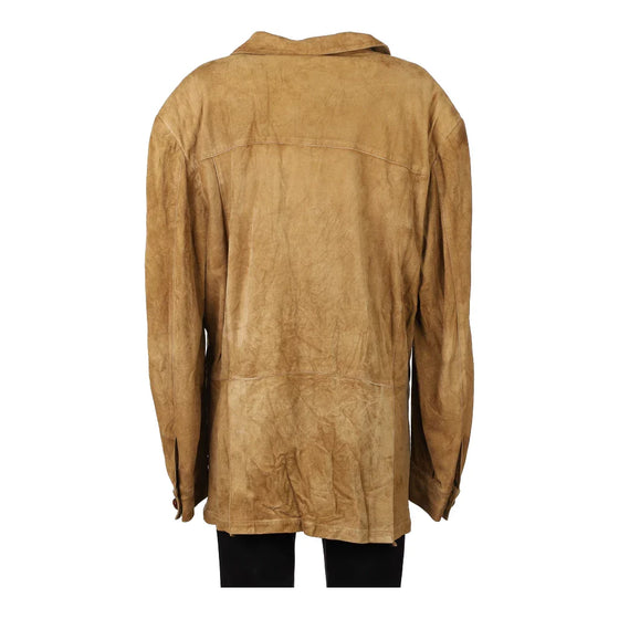 Vintage brown Ugo Cardia Suede Jacket - mens large