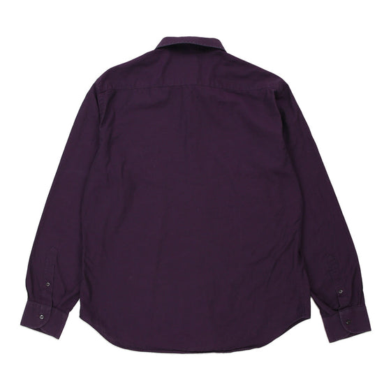 Roccobarocco Shirt - Large Purple Cotton