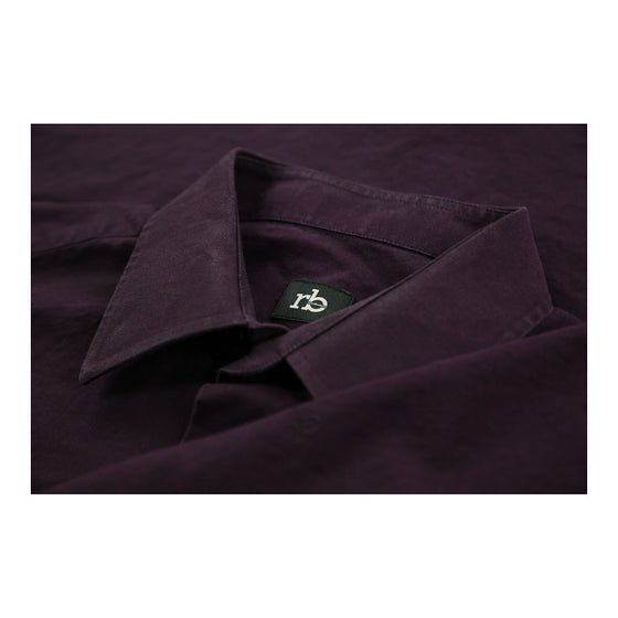 Roccobarocco Shirt - Large Purple Cotton