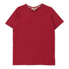 Burberry London T-Shirt - XL Red Cotton