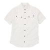 Gf Ferre Short Sleeve Shirt - Medium White Cotton