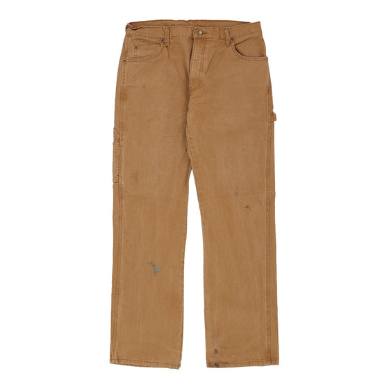 Vintage brown Dickies Carpenter Trousers - mens 35" waist