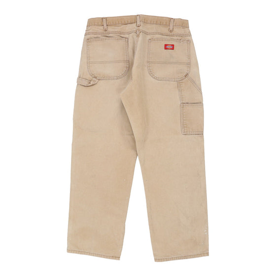 Vintage beige Dickies Carpenter Trousers - mens 36" waist