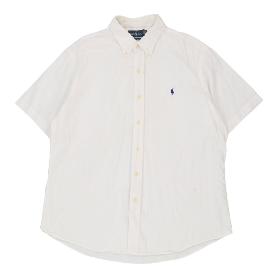 Vintage white Ralph Lauren Shirt - mens x-large