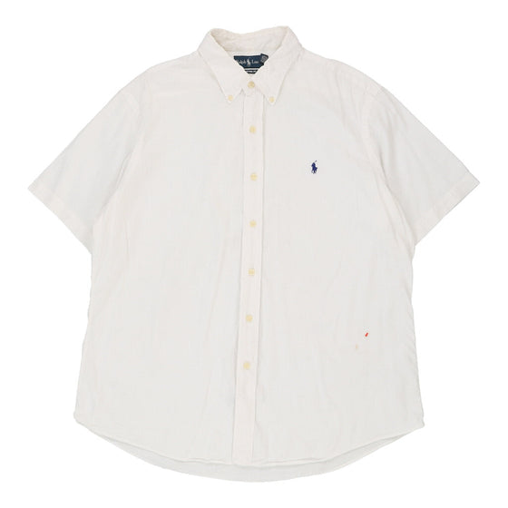 Vintage white Ralph Lauren Shirt - mens x-large