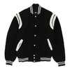 Vintage black Battlestar Varsity Jacket - mens large