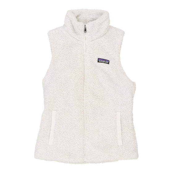 Vintage white Patagonia Fleece Gilet - womens x-small