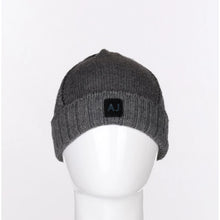  Vintage grey Armani Jeans Beanie - mens no size