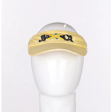  Vintage yellow Jamaica Unbranded Visor - mens no size