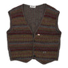 Vintage brown Hugo Boss Waistcoat - mens large