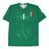 Vintage green Italia Replica Football Shirt - mens small