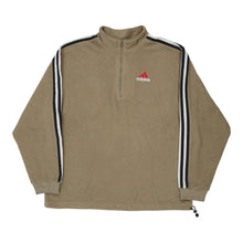  Vintage beige Adidas Fleece - mens xx-large