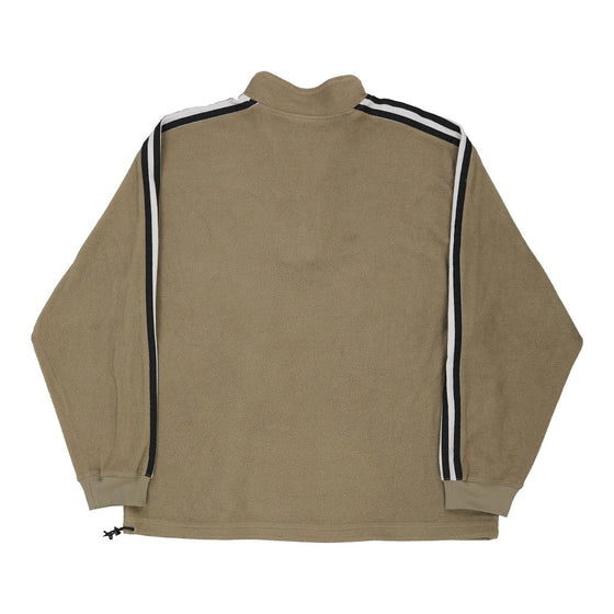 Vintage beige Adidas Fleece - mens xx-large