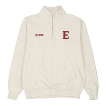  Vintage grey Elon University Champion 1/4 Zip - mens large