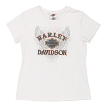  Pre-Loved white Harley Davidson T-Shirt - womens large