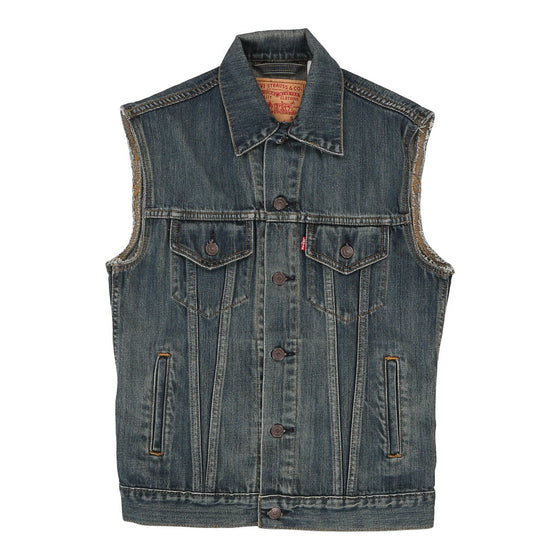 Vintage blue Levis Denim Gilet - womens small