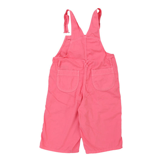 Vintage pink Age 16 Benetton Short Dungarees - girls 32" waist