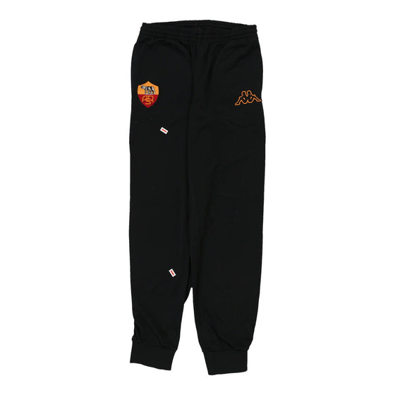 Vintage black Age 11 AS Roma Kappa Tracksuit - boys x-large