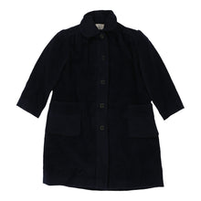  Age 10 Valentino Overcoat - Medium Blue Wool