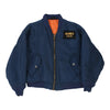 Age 8 Avirex Reversible Bomber Jacket - Small Blue Polyester