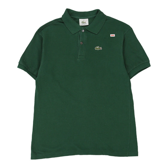 Age 14 Lacoste Polo Shirt - Medium Green Cotton