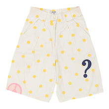  Age 16 Moschino Polka Dot Shorts - 28W 10L White Cotton