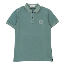  Age 10 Spring / Summer 2015 Stone Island Polo Shirt - Small Blue Cotton