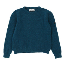  Age 8 Stone Island Jumper - Small Blue Wool Blend