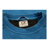 Age 10 C.P. Company Spellout Sweatshirt - Medium Blue Cotton Blend