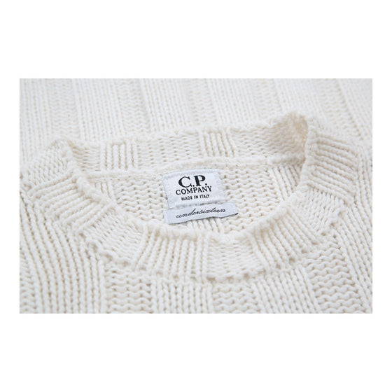 Age 8 C.P. Company Jumper - Small Cream Cotton