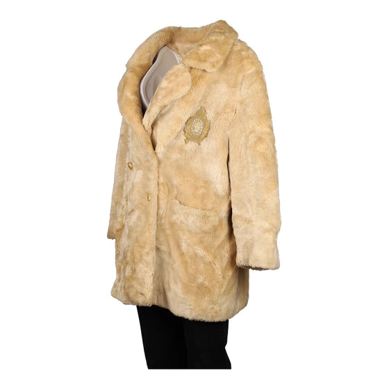 Vintage beige Roccobarocco Coat - womens x-large