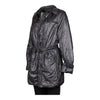 Vintage black Trussardi Coat - womens x-large