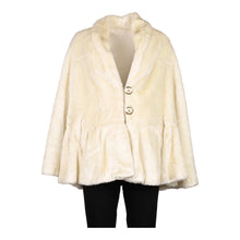  Vintage cream Unbranded Coat - womens x-large