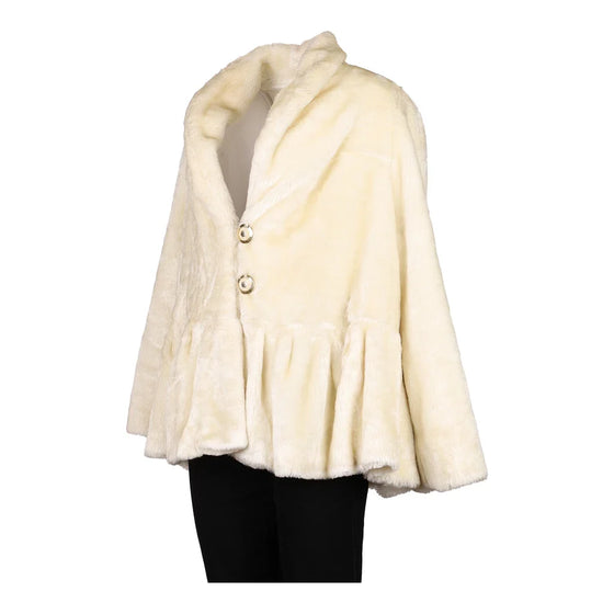 Vintage cream Unbranded Coat - womens x-large