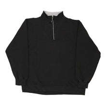  Vintage black Chase Authentics 1/4 Zip - mens x-large