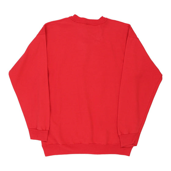 Vintage red Hanes Sweatshirt - mens medium